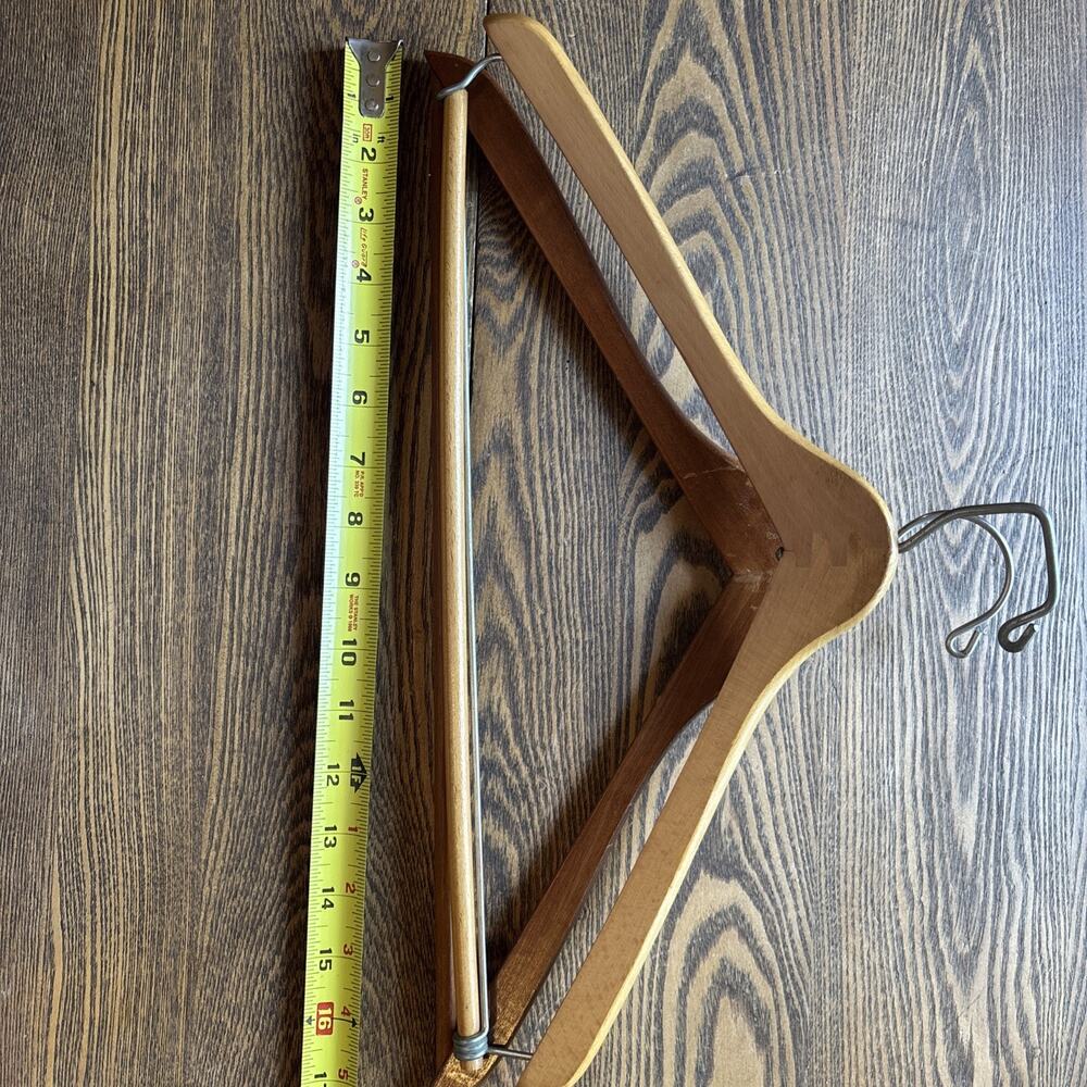 Vintage Wooden Hangers - Set Of 2 pre owned